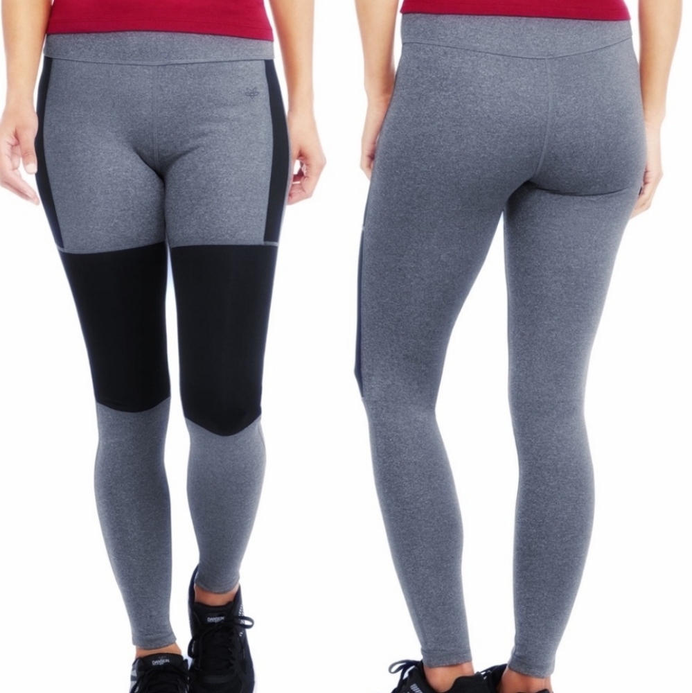Essenza Performance Workout Leggings Gray/Black - Picture 4 of 8